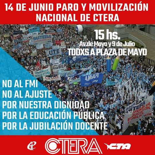 Paro De Ctera De Junio Paro De Ctera De Junio