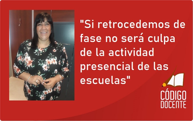 <h6>Lo dijo desde Educación Mónica Gutierrez </h6><h1>“Si retrocedemos de fase no será culpa de la actividad presencial de las escuelas”</h1>