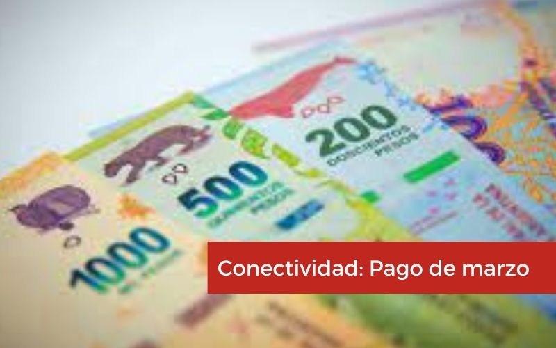 Conectividad: Pago de marzo