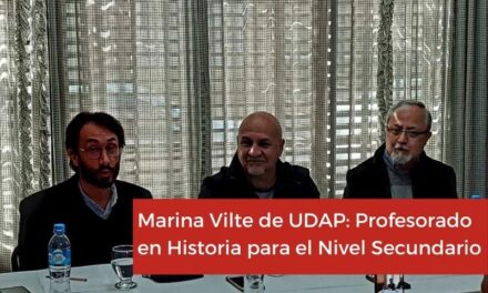 Marina Vilte de UDAP: Profesorado en Historia para el Nivel Secundario
