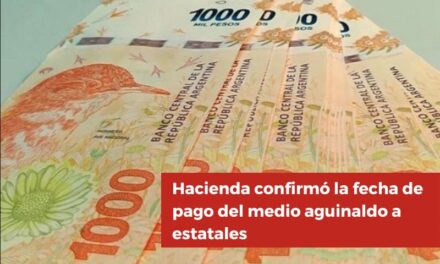 Hacienda confirmó la fecha de pago del medio aguinaldo a estatales