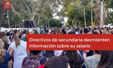 Directivos de secundaria desmienten información sobre su salario