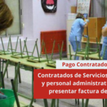 Contratados de Servicios Generales y personal administrativo deben presentar factura de marzo