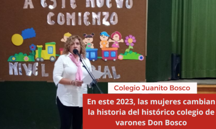 En este 2023, las mujeres cambian la historia del histórico colegio de varones Don Bosco