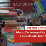 Educación entrega kits de plástica a escuelas del Gran San Juan
