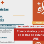 Convocatoria y presentacion de la Red de Extensionistas UNSJ