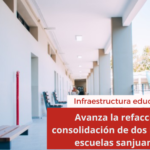 Avanza la refacción y consolidación de dos históricas escuelas sanjuaninas