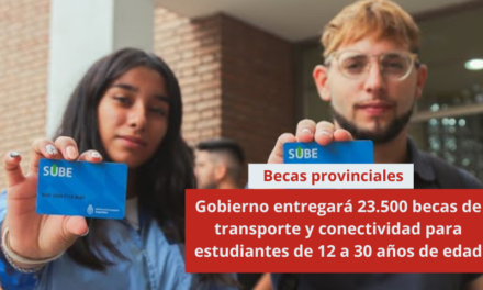 El Gobierno entregará más de 23.500 becas de transporte y conectividad para estudiantes de 12 a 30 años de edad