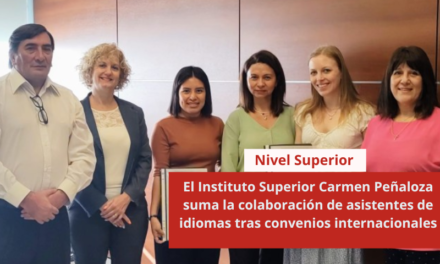 El Instituto Superior Carmen Peñaloza suma la colaboración de asistentes de idiomas tras convenios internacionales