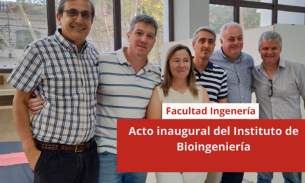 Acto inaugural del Instituto de Bioingeniería