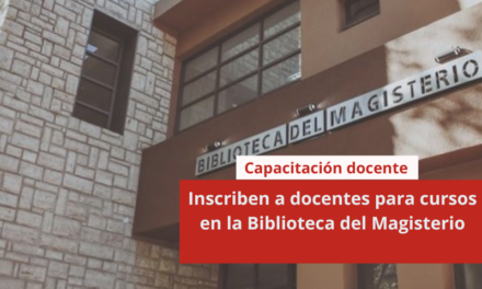 Inscriben a docentes para cursos en la Biblioteca del Magisterio