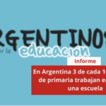 En Argentina 3 de cada 10 docentes de primaria trabajan en más de una escuela