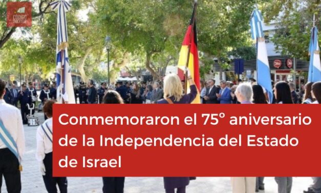 Conmemoraron el 75º aniversario de la Independencia del Estado de Israel