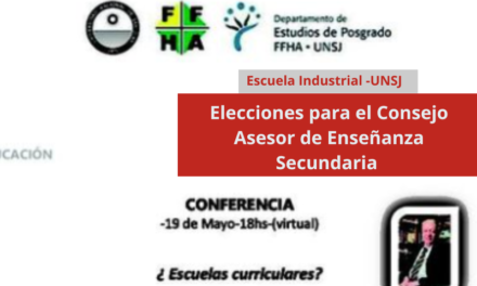 FFHA: Conferencia ¿Escuelas curriculares?