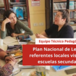 Plan Nacional de Lectura: referentes locales visitan las escuelas secundarias