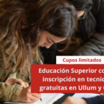 Educación Superior convoca a inscripción en tecnicaturas gratuitas en Ullum y Caucete