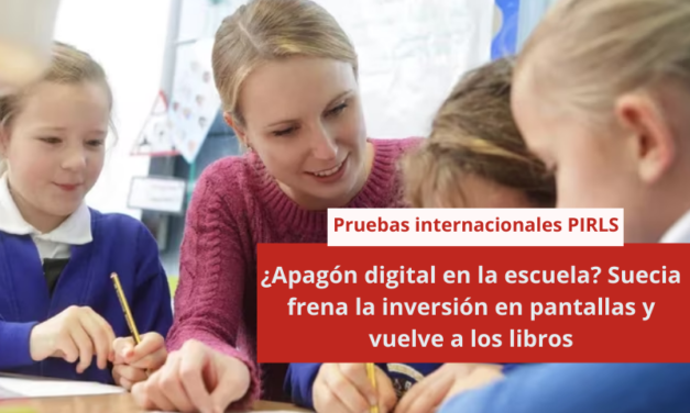 ¿Apagón digital en la escuela? Suecia frena la inversión en pantallas y vuelve a los libros