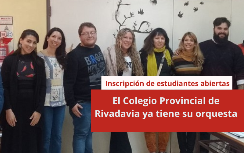 El Colegio Provincial de Rivadavia ya tiene su orquesta