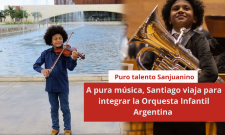 A pura música, Santiago viaja para integrar la Orquesta Infantil Argentina