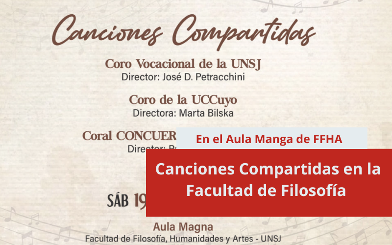 Canciones Compartidas en la Facultad de Filosofía