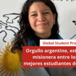 Orgullo argentino, estudiante misionera entre los diez mejores estudiantes del mundo