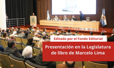 Presentación en la Legislatura de libro de Marcelo Lima