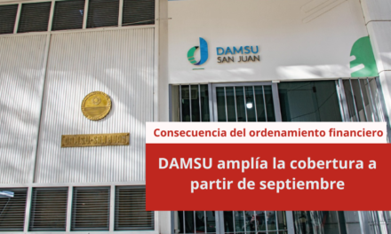 DAMSU amplía la cobertura a partir de septiembre