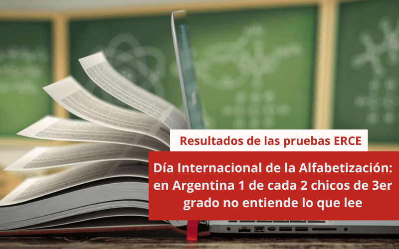 Día Internacional de la Alfabetización: en Argentina 1 de cada 2 chicos de 3er grado no entiende lo que lee