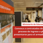 Educación convoca a contratados de Iglesia en proceso de ingreso a planta a presentarse para el armado de legajo