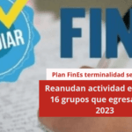 FinEs: reanudan actividad educativa 16 grupos que egresan este 2023