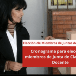 Cronograma para elección de miembros de Junta de Clasificación Docente