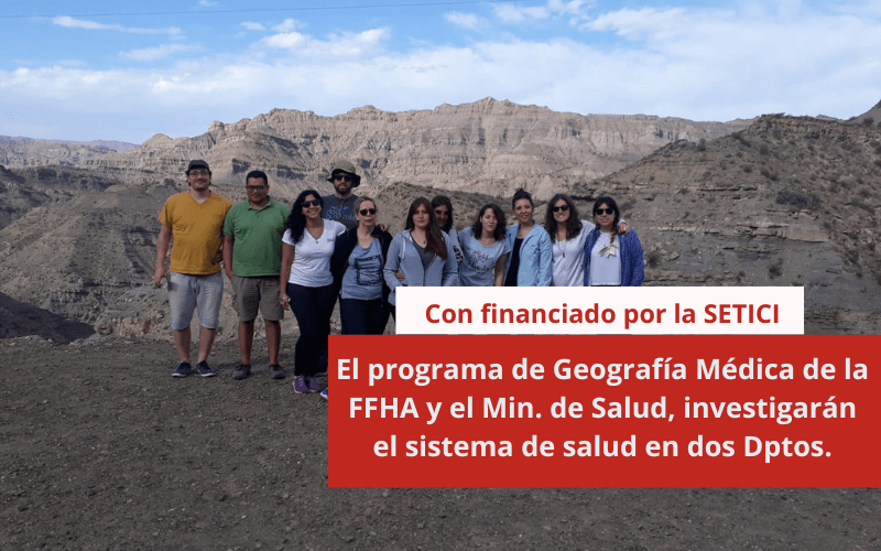 El programa de Geografía Médica de la FFHA y el Min. de Salud, investigarán el sistema de salud en dos Departamentos