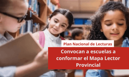 Convocan a escuelas a conformar el Mapa Lector Provincial