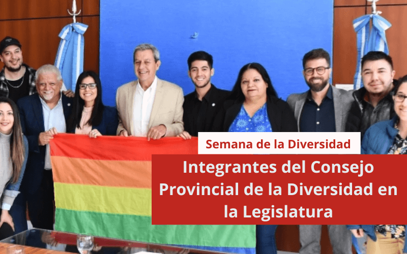 Integrantes del Consejo Provincial de la Diversidad en la Legislatura