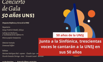 Junto a la Sinfónica, trescientas voces le cantarán a la UNSJ en sus 50 años