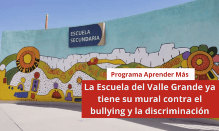 La Escuela del Valle Grande ya tiene su mural contra el bullying y la discriminación