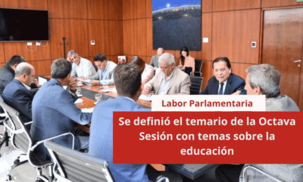 Labor Parlamentaria definió el temario de la Octava Sesión con temas sobre la educación