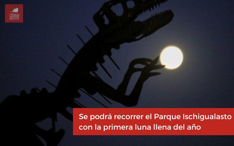Se podrá recorrer el Parque Ischigualasto con la primera luna llena del año