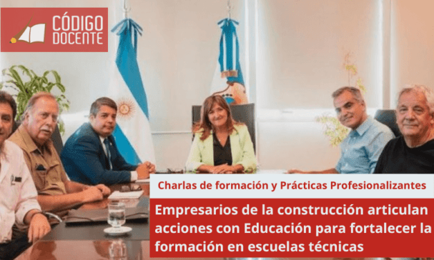 Empresarios de la construcción articulan acciones con Educación para fortalecer la formación en escuelas técnicas