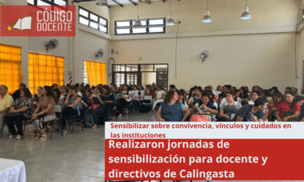 Realizaron jornadas de sensibilización para docente y directivos de Calingasta