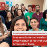 Tres estudiantes universitarias de la UNSJ viajarán al Festival Mundial de la Juventud en Rusia