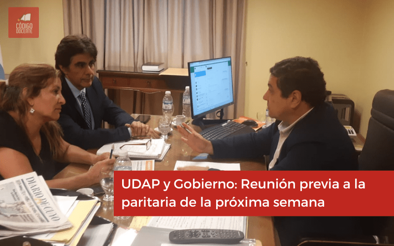 UDAP y Gobierno: Reunión previa a la paritaria de la próxima semana