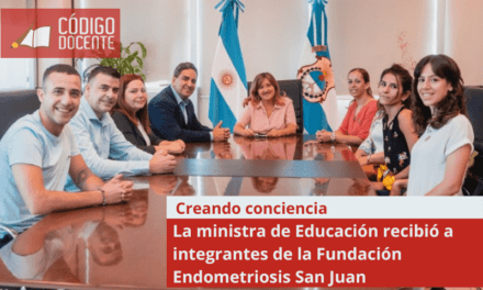 La ministra de Educación recibió a integrantes de la Fundación Endometriosis San Juan