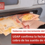 UDAP confirma la fecha de cobro de los sueldo de marzo