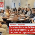 Estancamiento en la Negociación Salarial: Docentes y Gobierno de San Juan no Logran Acuerdos