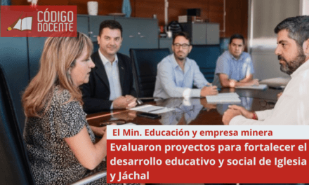 Educación y empresa minera evaluaron proyectos para fortalecer el desarrollo educativo y social de Iglesia y Jáchal