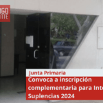Junta Primaria convoca a inscripción complementaria para Interinatos y Suplencias 2024