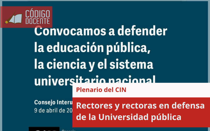 Rectores y rectoras en defensa de la Universidad pública