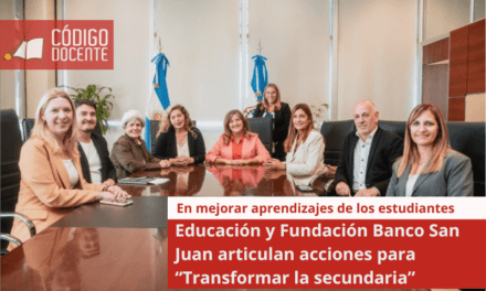 Educación y Fundación Banco San Juan articulan acciones para “Transformar la secundaria”