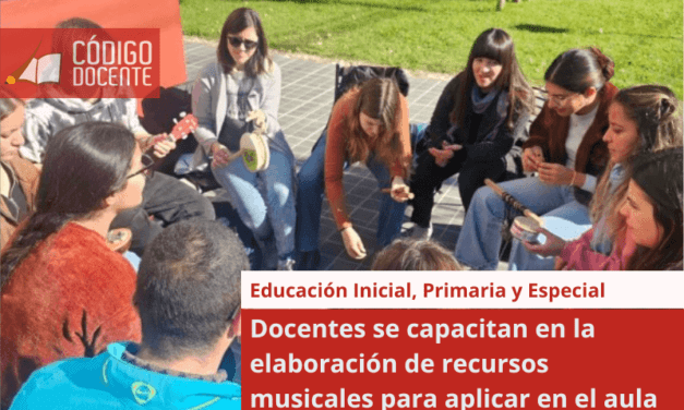 Docentes se capacitan en la elaboración de recursos musicales para aplicar en el aula